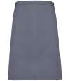 PR151 Colours Mid Length Apron Steel colour image